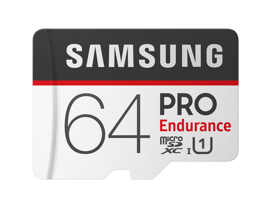 Samsung Pro Endurance 64GB Class 10 UHSI Memory Card MicroSDXC Plus Adapter - NWT FM SOLUTIONS - YOUR CATERING WHOLESALER