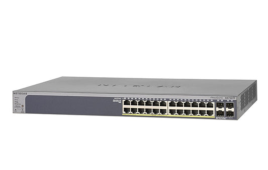 Netgear 24 Port Gigabit Power over Ethernet Pro Switch with 4x SFP - NWT FM SOLUTIONS - YOUR CATERING WHOLESALER