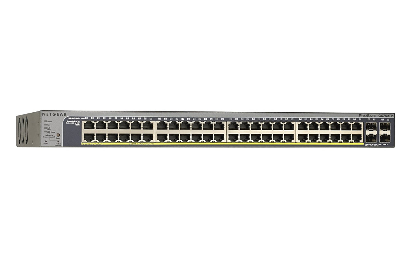 Netgear 48 Port Gigabit PoE Pro Switch with 4x SFP