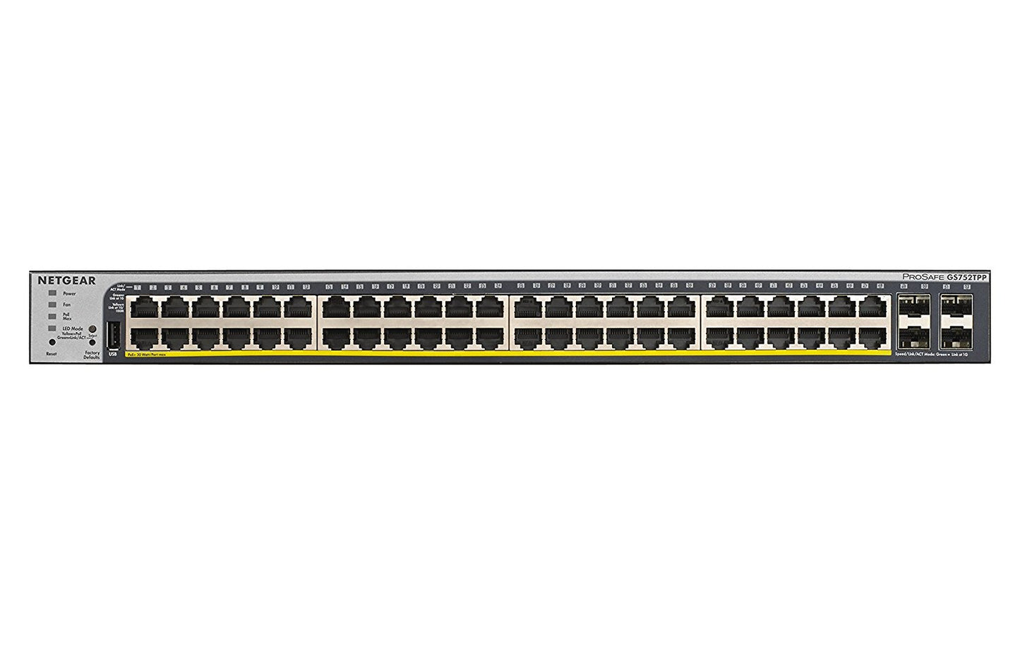 Netgear 48 Port Gigabit PoE Smart Switch with 4xSFP