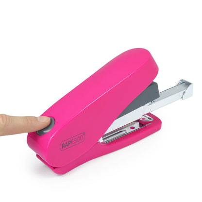 Rapesco Luna Less Effort Half Strip Stapler 50 Sheet Pink - 1468