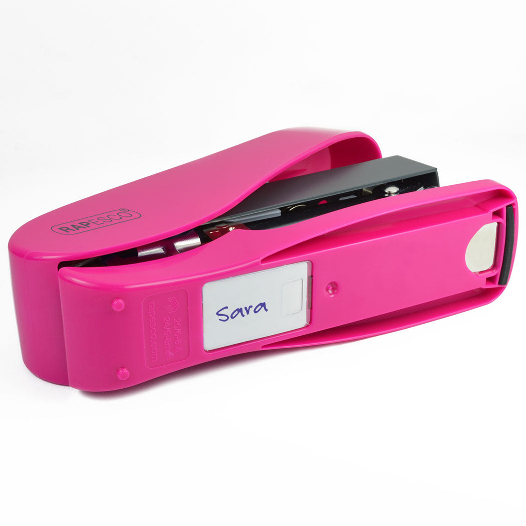 Rapesco Luna Less Effort Half Strip Stapler 50 Sheet Pink - 1468