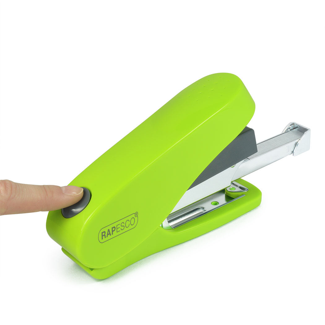 Rapesco Luna Less Effort Half Strip Stapler 50 Sheet Green - 1470