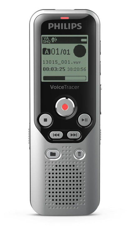 Philips Dictation DVT1250 VoiceTracer Audio Recorder MicroSD 8GB Memory - NWT FM SOLUTIONS - YOUR CATERING WHOLESALER