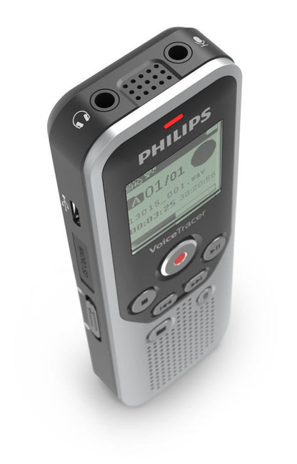 Philips Dictation DVT1250 VoiceTracer Audio Recorder MicroSD 8GB Memory