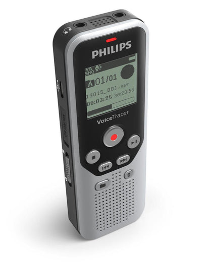 Philips Dictation DVT1250 VoiceTracer Audio Recorder MicroSD 8GB Memory