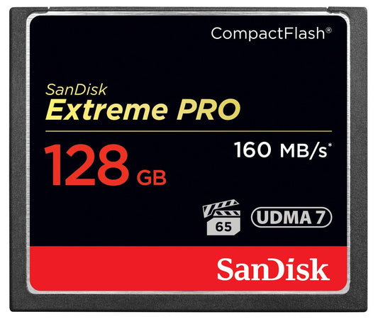 Sandisk 128GB Extreme Pro Compact Flash Card - NWT FM SOLUTIONS - YOUR CATERING WHOLESALER