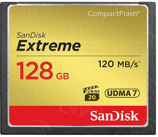 Sandisk 128GB Extreme Compact Flash Card - NWT FM SOLUTIONS - YOUR CATERING WHOLESALER