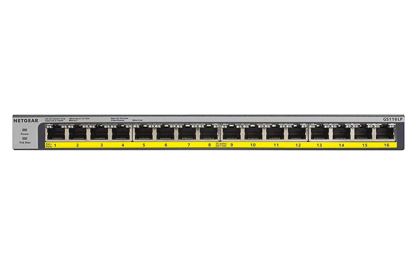 Netgear 16 Port 76W PoE Gigabit Ethernet Switch