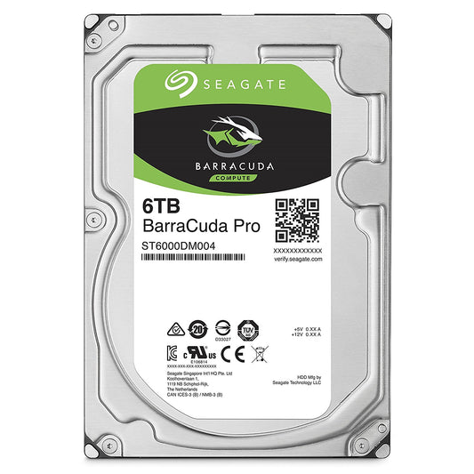 Seagate 6TB BarraCuda SATA 3.5 Inch Internal Hard Drive - NWT FM SOLUTIONS - YOUR CATERING WHOLESALER