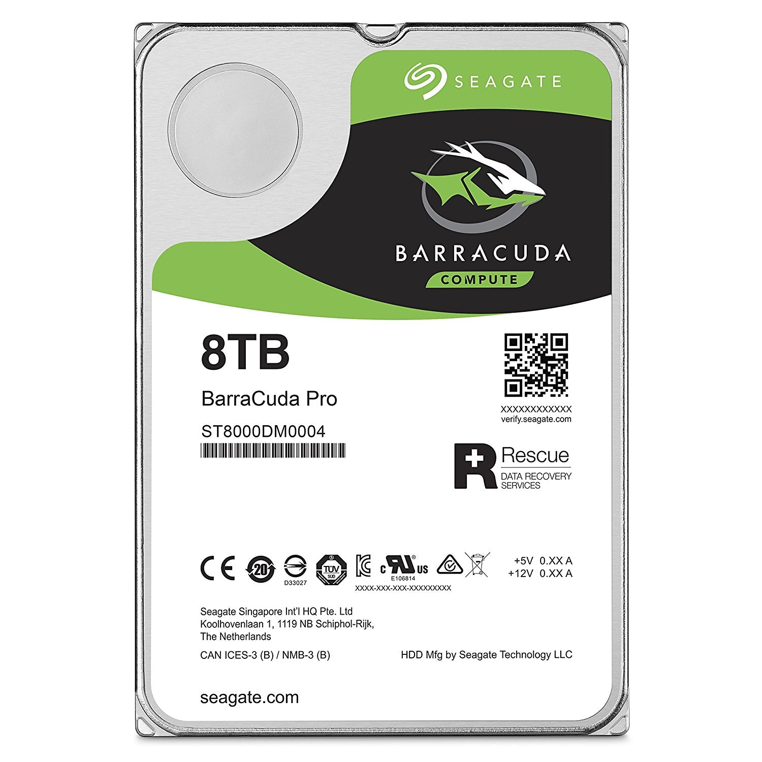 Seagate 8TB Internal BarraCuda 72 SATA Drive 3.5in - NWT FM SOLUTIONS - YOUR CATERING WHOLESALER
