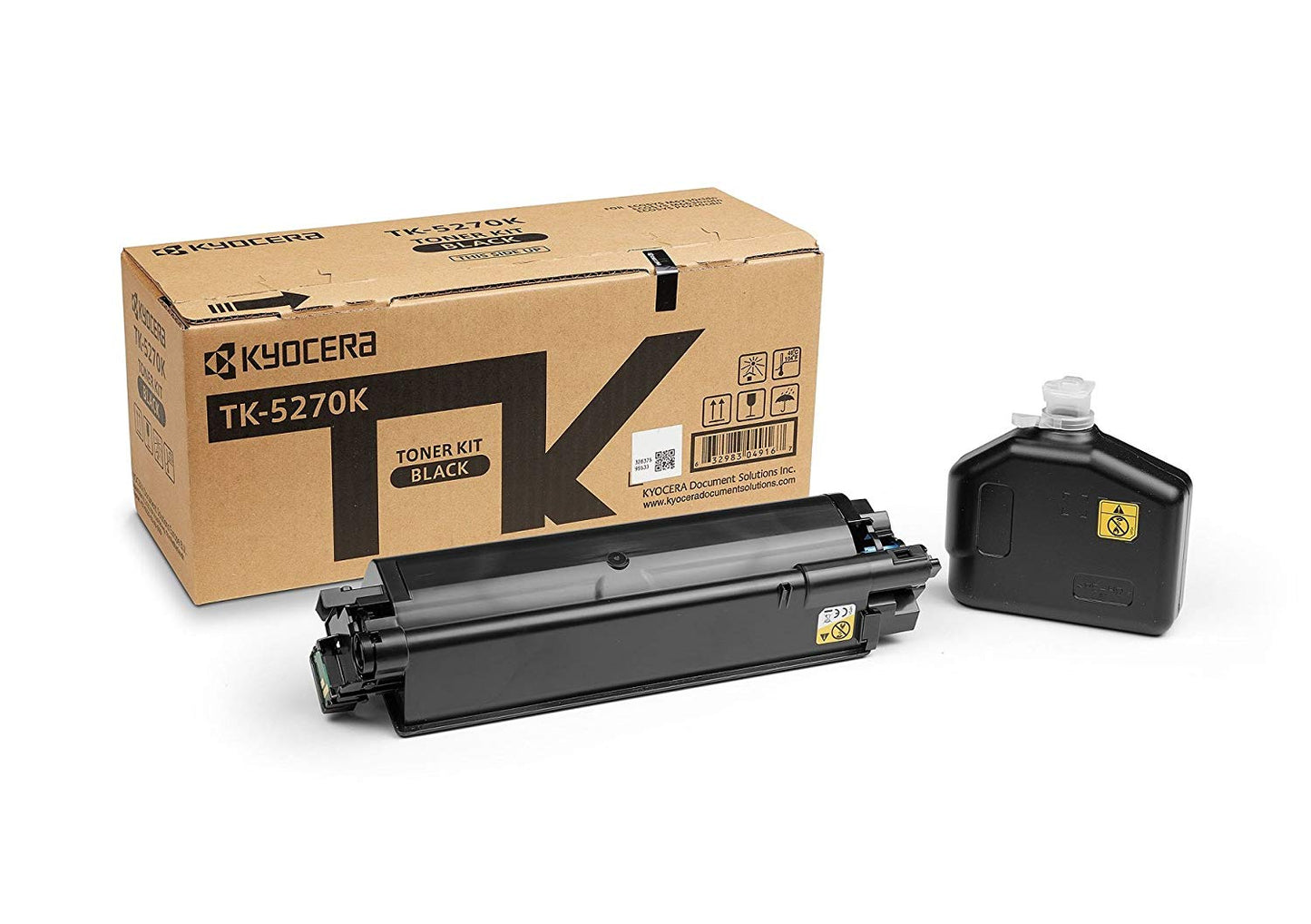 Kyocera TK5270K Black Toner Cartridge 6k pages - 1T02TV0NL0 - NWT FM SOLUTIONS - YOUR CATERING WHOLESALER