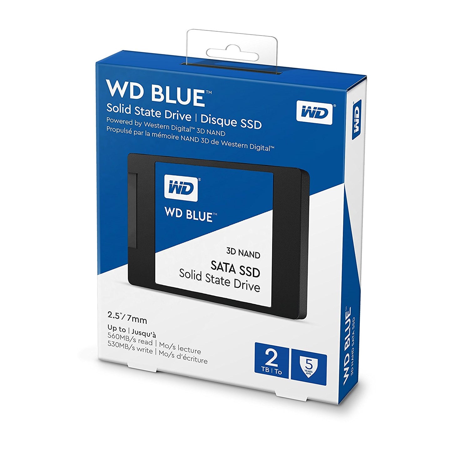 Western Digital Blue 2TB3D NAND SATA 2.5 Inch Internal Solid State Drive