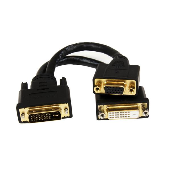 StarTech.com 8in DVI I Male to DVI D Female - NWT FM SOLUTIONS - YOUR CATERING WHOLESALER