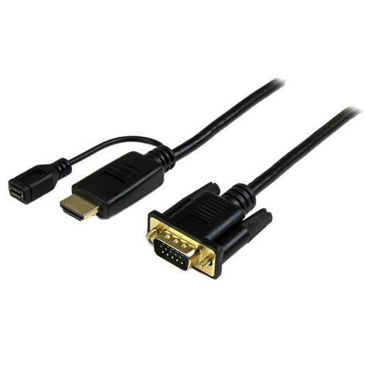 StarTech.com 6ft HDMI to VGA Converter - NWT FM SOLUTIONS - YOUR CATERING WHOLESALER