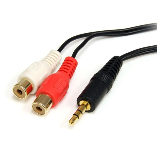 StarTech.com 6ft 3.5mm Male to 2x RCA - NWT FM SOLUTIONS - YOUR CATERING WHOLESALER