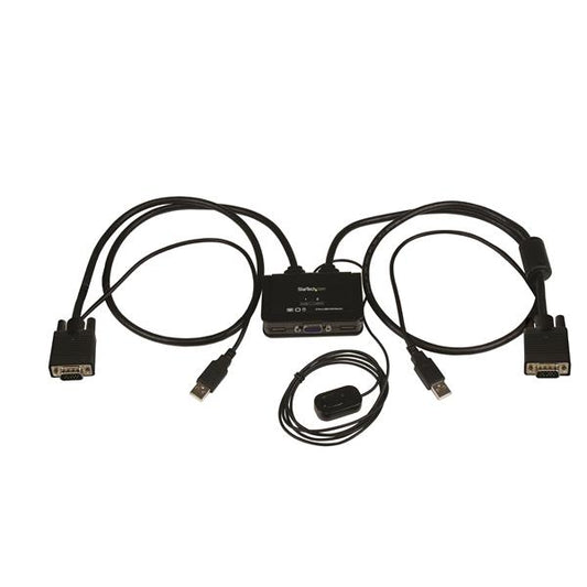 StarTech.com 2 Port USB VGA KVM Switch - NWT FM SOLUTIONS - YOUR CATERING WHOLESALER