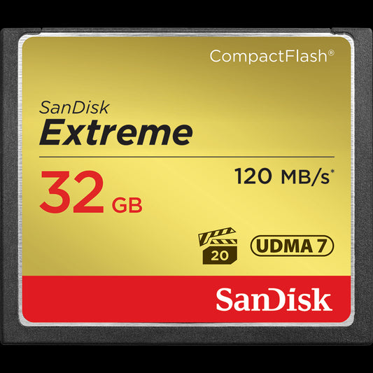 Sandisk 32GB Extreme Compact Flash Card - NWT FM SOLUTIONS - YOUR CATERING WHOLESALER