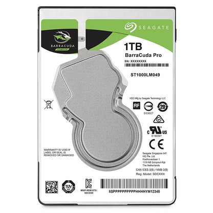 Seagate Barracuda 1TB SATA 6Gbs 2.5 Inch 7200 RPM 128MB Cache Internal Hard Disk Drive - NWT FM SOLUTIONS - YOUR CATERING WHOLESALER