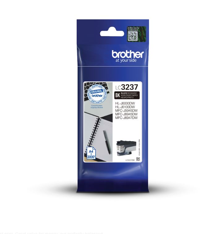 Brother Black Ink Cartridge 65ml - LC3237BK - NWT FM SOLUTIONS - YOUR CATERING WHOLESALER