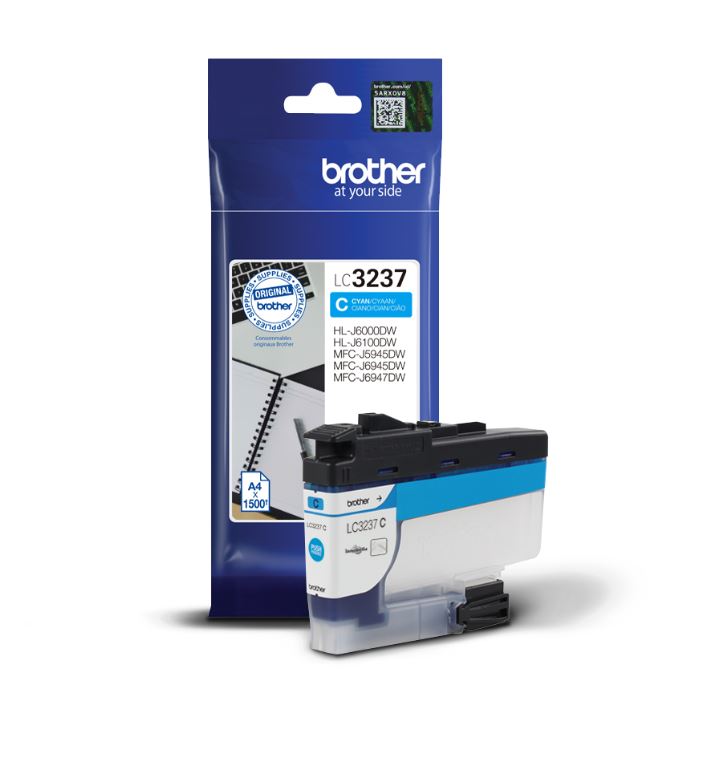 Brother Cyan Ink Cartridge 16ml - LC3237C - NWT FM SOLUTIONS - YOUR CATERING WHOLESALER