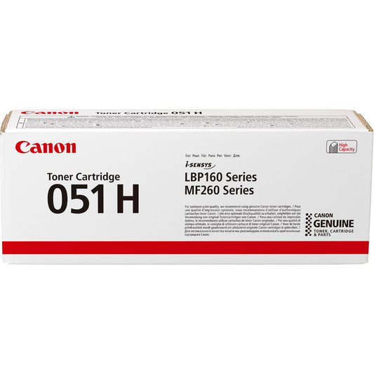 Canon 051HBK Black Standard Capacity Toner Cartridge 4k pages - 2169C002 - NWT FM SOLUTIONS - YOUR CATERING WHOLESALER