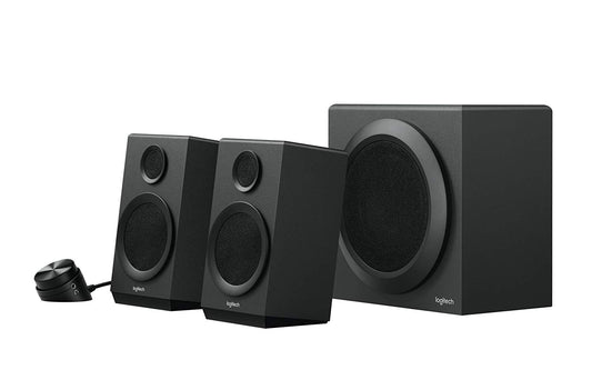 Logitech Z333 Multimedia 2.1 Channels Speaker Set Black 40W - NWT FM SOLUTIONS - YOUR CATERING WHOLESALER