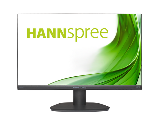 Hannspree HS248PPB 23.8 Inch 1920 x 1080 Pixels Full HD HDMI VGA DisplayPort Monitor - NWT FM SOLUTIONS - YOUR CATERING WHOLESALER