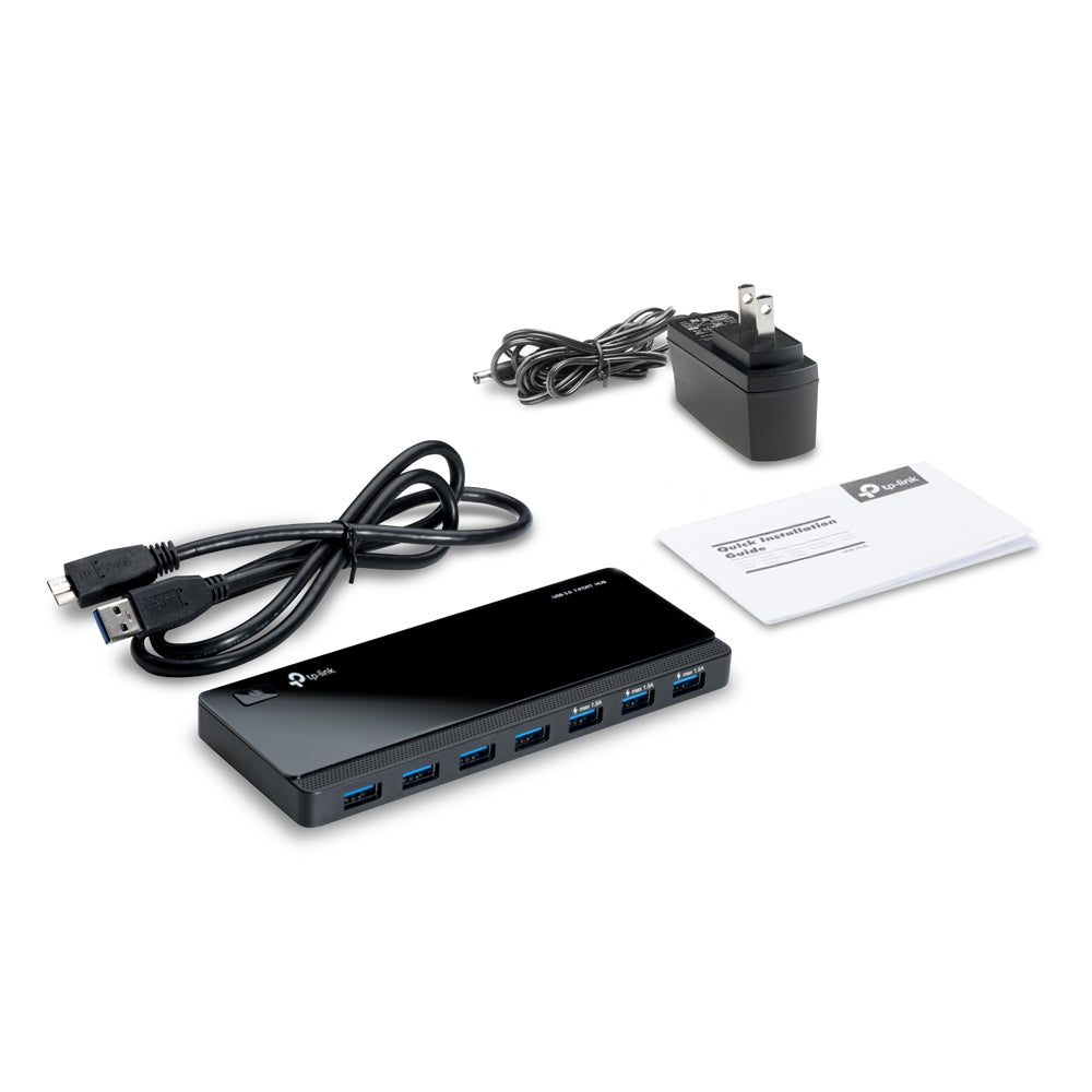 TP-Link 7 Port USB 3.0 Hub with UK Power Adapter