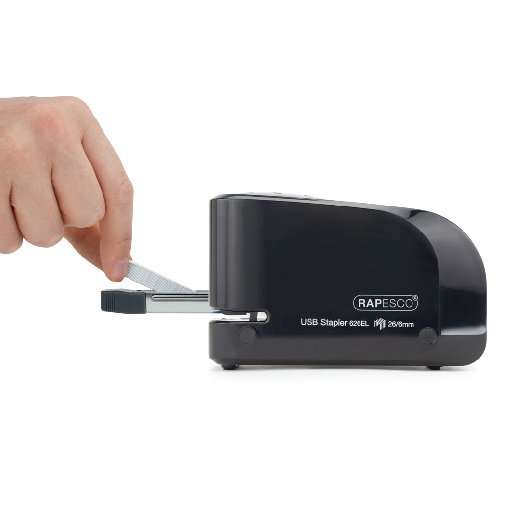 Rapesco 626EL Automatic Stapler USB Electric/Battery 15 Sheet Black - 1454