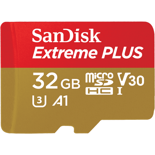 SanDisk Extreme Plus 32GB Class 10 UHS-I-U3 Micro SDHC Memory Card and Adapter - NWT FM SOLUTIONS - YOUR CATERING WHOLESALER