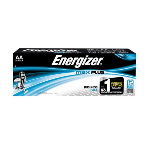 Energizer Max Plus AA Alkaline Batteries (Pack 20) - E301323502 - NWT FM SOLUTIONS - YOUR CATERING WHOLESALER