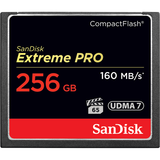 Sandisk 256GB Extreme Pro Compact Flash Card - NWT FM SOLUTIONS - YOUR CATERING WHOLESALER