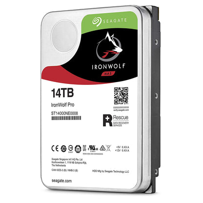 Seagate 14TB IronWolf Pro SATA 3.5 Inch Internal Hard Drive