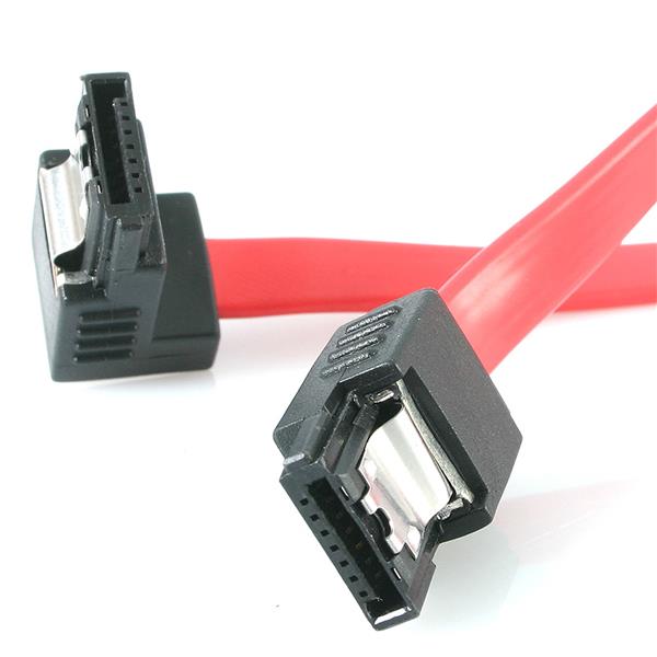 StarTech.com 12in Latching SATA to Right Angle Cable - NWT FM SOLUTIONS - YOUR CATERING WHOLESALER