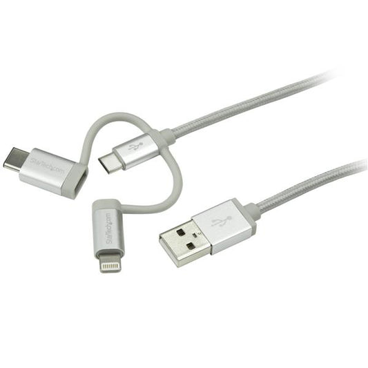 StarTech.com 1M 3 in 1 Lightening USB Cable - NWT FM SOLUTIONS - YOUR CATERING WHOLESALER