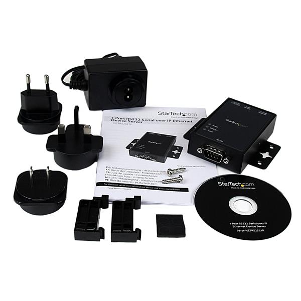 StarTech.com 1 Port RS232 Serial to IP Converter