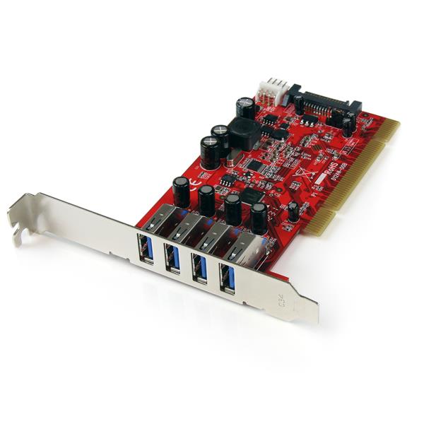 StarTech.com 4 Port SuperSpeed USB 3.0 PCI Card - NWT FM SOLUTIONS - YOUR CATERING WHOLESALER