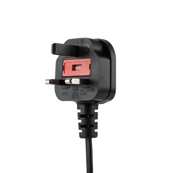 StarTech.com 6 ft Laptop Power Cord 2 Slot for UK - NWT FM SOLUTIONS - YOUR CATERING WHOLESALER