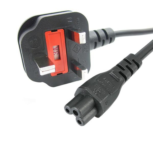 StarTech.com 1m BS 1363 to C5 Power Cord UK - NWT FM SOLUTIONS - YOUR CATERING WHOLESALER