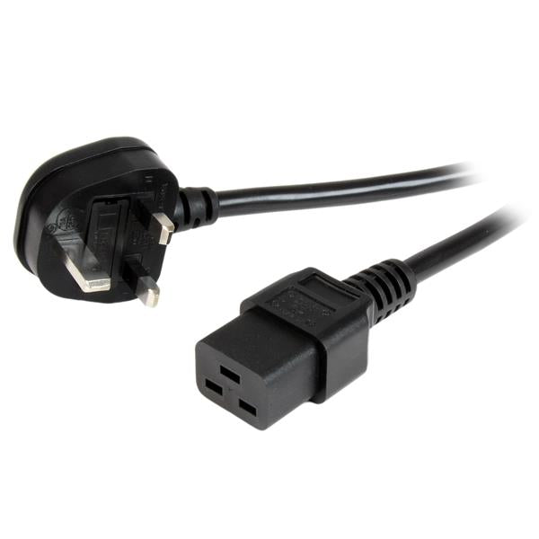 StarTech.com 2m BS 1363 to IEC 320 C19 Power Cable - NWT FM SOLUTIONS - YOUR CATERING WHOLESALER
