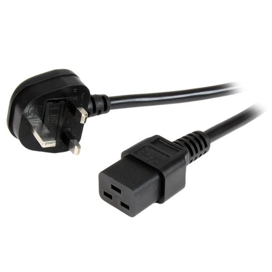 StarTech.com 2m BS 1363 to IEC 320 C19 Power Cable - NWT FM SOLUTIONS - YOUR CATERING WHOLESALER