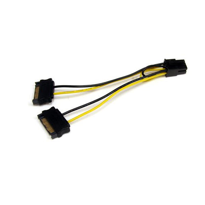 StarTech.com 6in SATA Power to 6 Pin PCIE Adapter - NWT FM SOLUTIONS - YOUR CATERING WHOLESALER