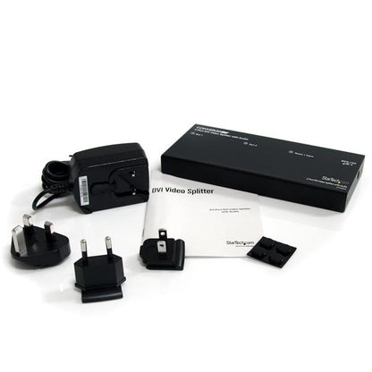 StarTech.com 2 Port DVI Video Splitter with Audio