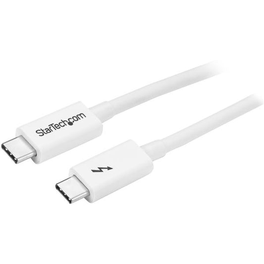 StarTech.com 2m Thunderbolt 3 Cable White - NWT FM SOLUTIONS - YOUR CATERING WHOLESALER