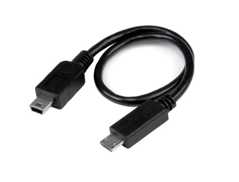 StarTech.com 8in USB OTG Cable Micro USB to Mini USB - NWT FM SOLUTIONS - YOUR CATERING WHOLESALER