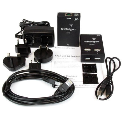 StarTech.com 4 Port USB 2.0 Extender 50m