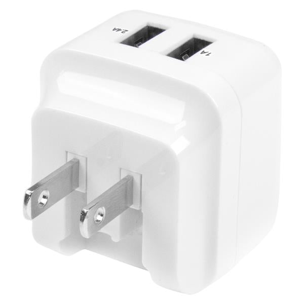 StarTech.com Dual Port USB Wall Charger