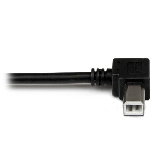 StarTech.com 1m USB 2.0 A to Left Angle B Cable