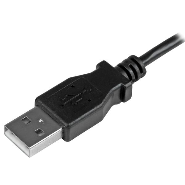 StarTech.com 1M A To Left Angle Micro USB Cable